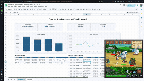 Dragging and resizing the game window